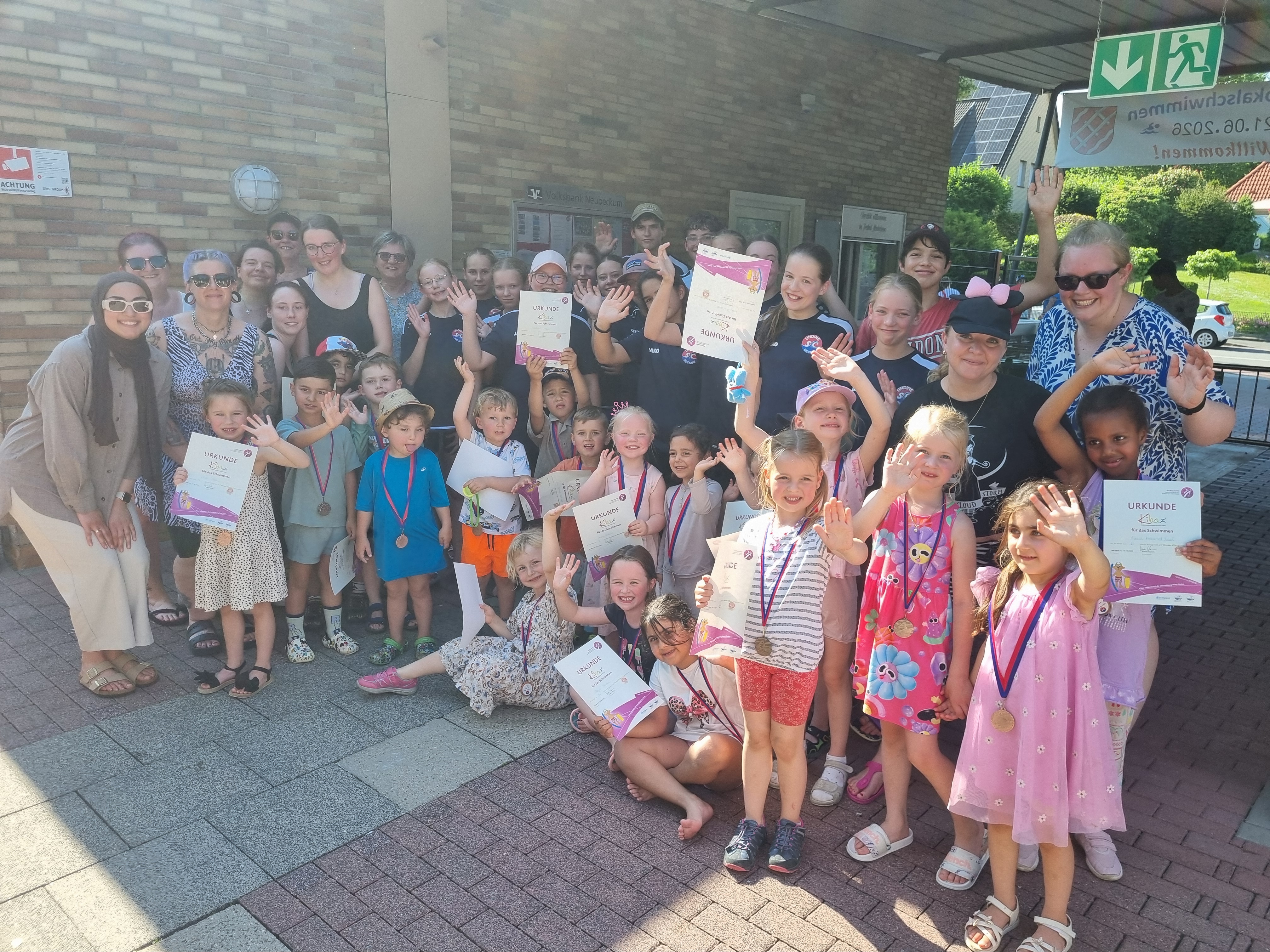 Wasserspa� pur: Kita-Kids holen sich das Kibaz